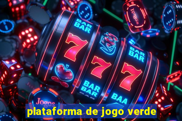 plataforma de jogo verde