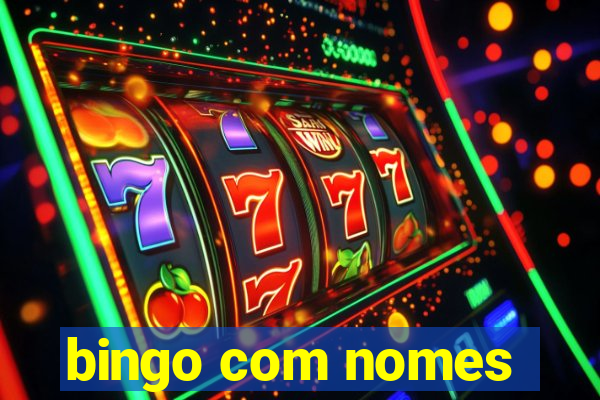 bingo com nomes